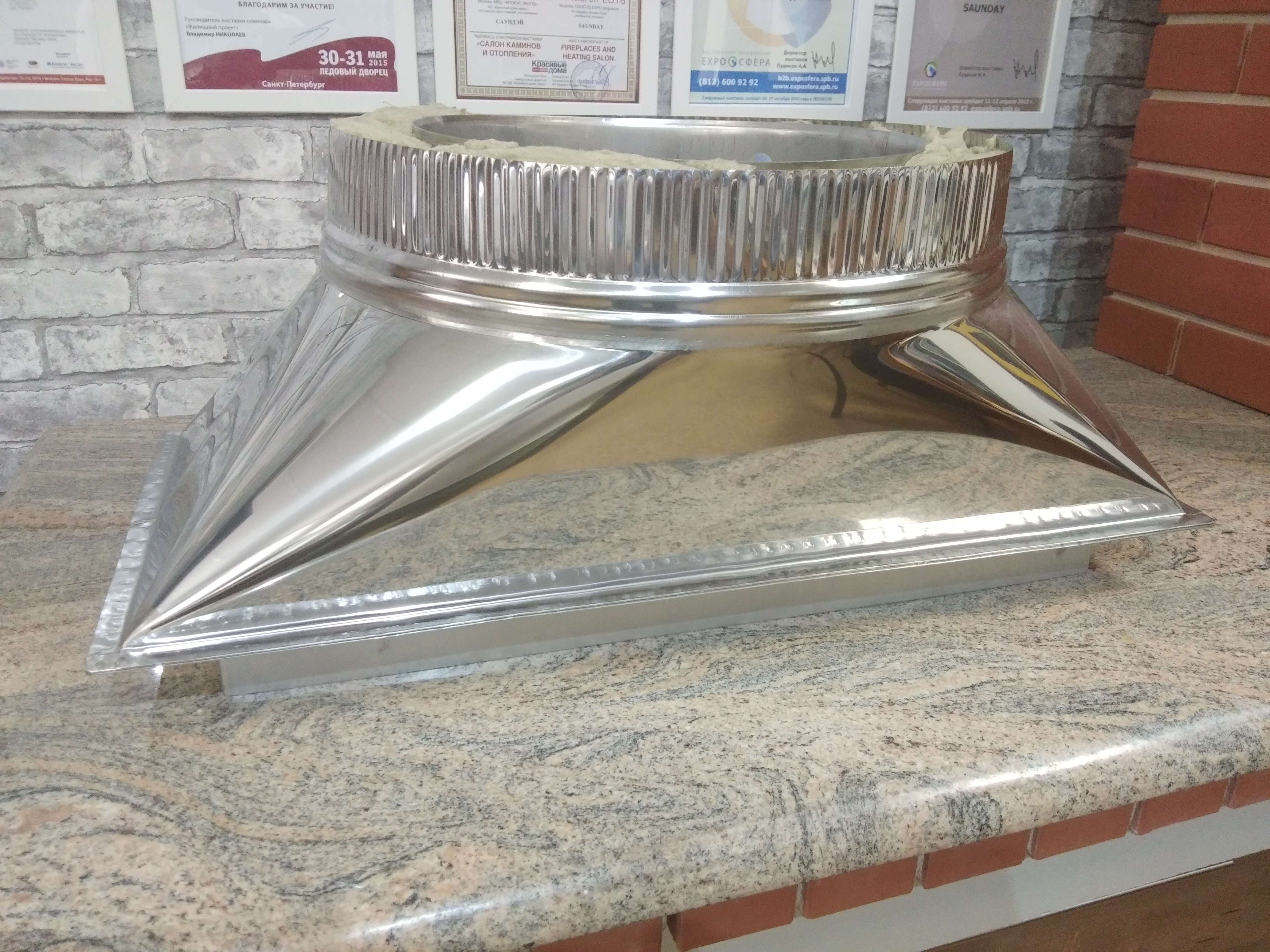 Переходник теплоизолированный на сэндвич 300, 660*330