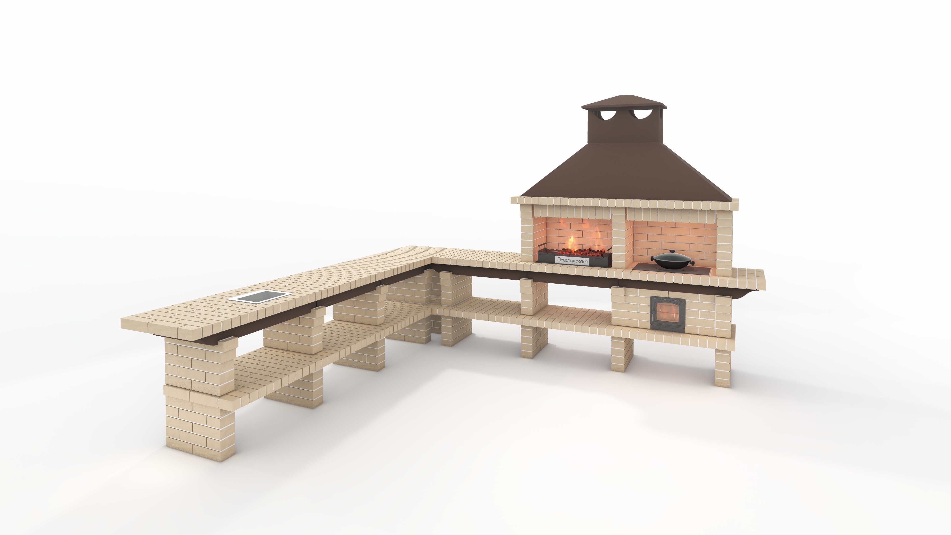 АристократЪ 7304 (2 угловые столешницы)