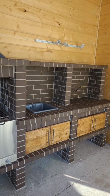 Дверка распашная для барбекю