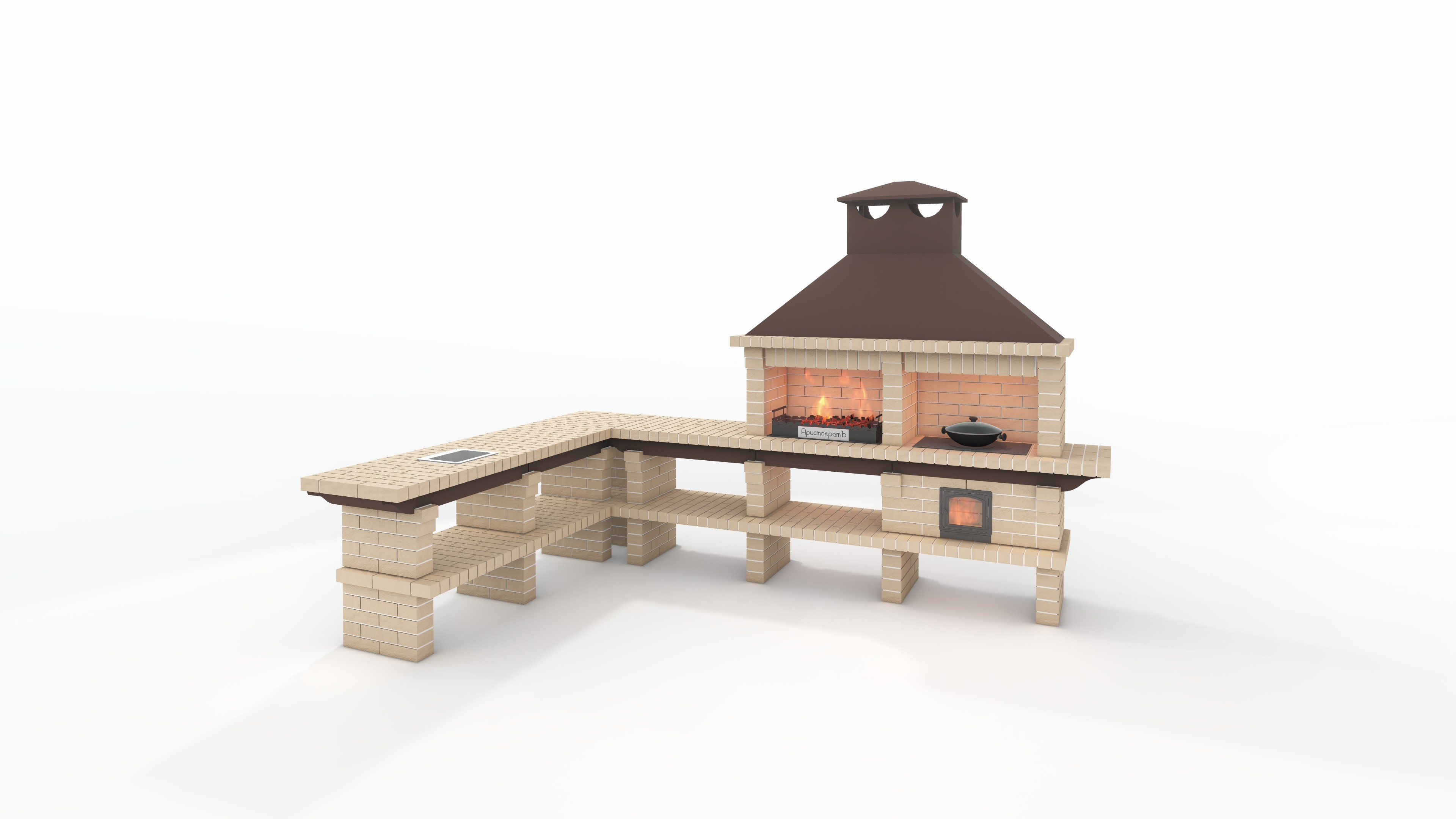 АристократЪ 7302 (1 угловая столешница)